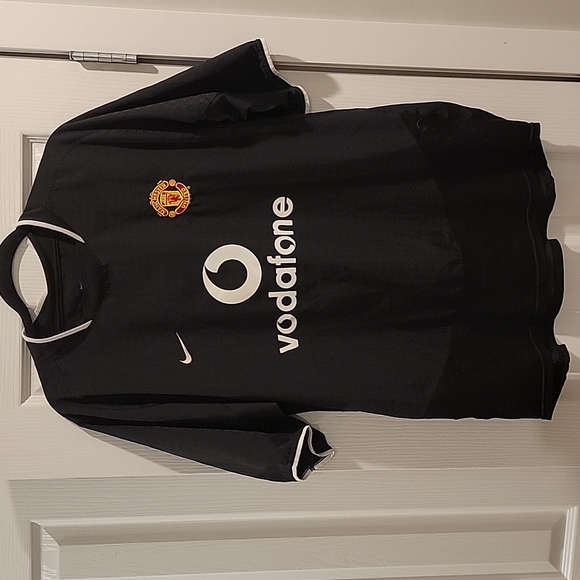 Nike Other - Vintage Nike Manchester United Vodaphone Black Soccer Football Jersey (XL)